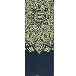 Gaiam Sundial Layers Printed Yoga Mat 68" 6mm Extra Thick Sundial Layers