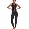 CLOTHING Mika Yoga Wear Kali Yoga & Dance Long Leotard Black 2 CLOTHING Mika Yoga Wear Kali Yoga & Dance Long Leotard Black