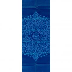 Gaiam Foldable Blue Sundial Printed Yoga Mat 68