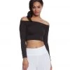 CLOTHING Mika Yoga Wear Chloe Tie Back Crop Long Sleeve 1 CLOTHING Mika Yoga Wear Chloe Tie Back Crop Long Sleeve