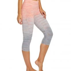 CLOTHING Hard Tail High Rise Cotton Yoga Capris Wildflower Rainbow Horizon 10 CLOTHING Hard Tail High Rise Cotton Yoga Capris Wildflower Rainbow Horizon
