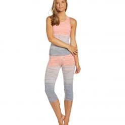 CLOTHING Hard Tail High Rise Cotton Yoga Capris Wildflower Rainbow Horizon 12 CLOTHING Hard Tail High Rise Cotton Yoga Capris Wildflower Rainbow Horizon