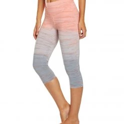 CLOTHING Hard Tail High Rise Cotton Yoga Capris Wildflower Rainbow Horizon 13 CLOTHING Hard Tail High Rise Cotton Yoga Capris Wildflower Rainbow Horizon