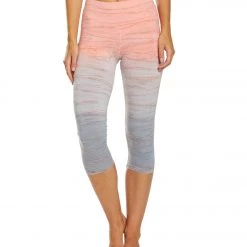 CLOTHING Hard Tail High Rise Cotton Yoga Capris Wildflower Rainbow Horizon 15 CLOTHING Hard Tail High Rise Cotton Yoga Capris Wildflower Rainbow Horizon