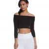 CLOTHING Mika Yoga Wear Chloe Cotton Crop Long Sleeve