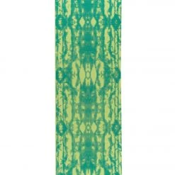 Gaiam Reversible Turquoise Lotus Printed Yoga Mat 68" 6mm Extra Thick Turquoise Lotus
