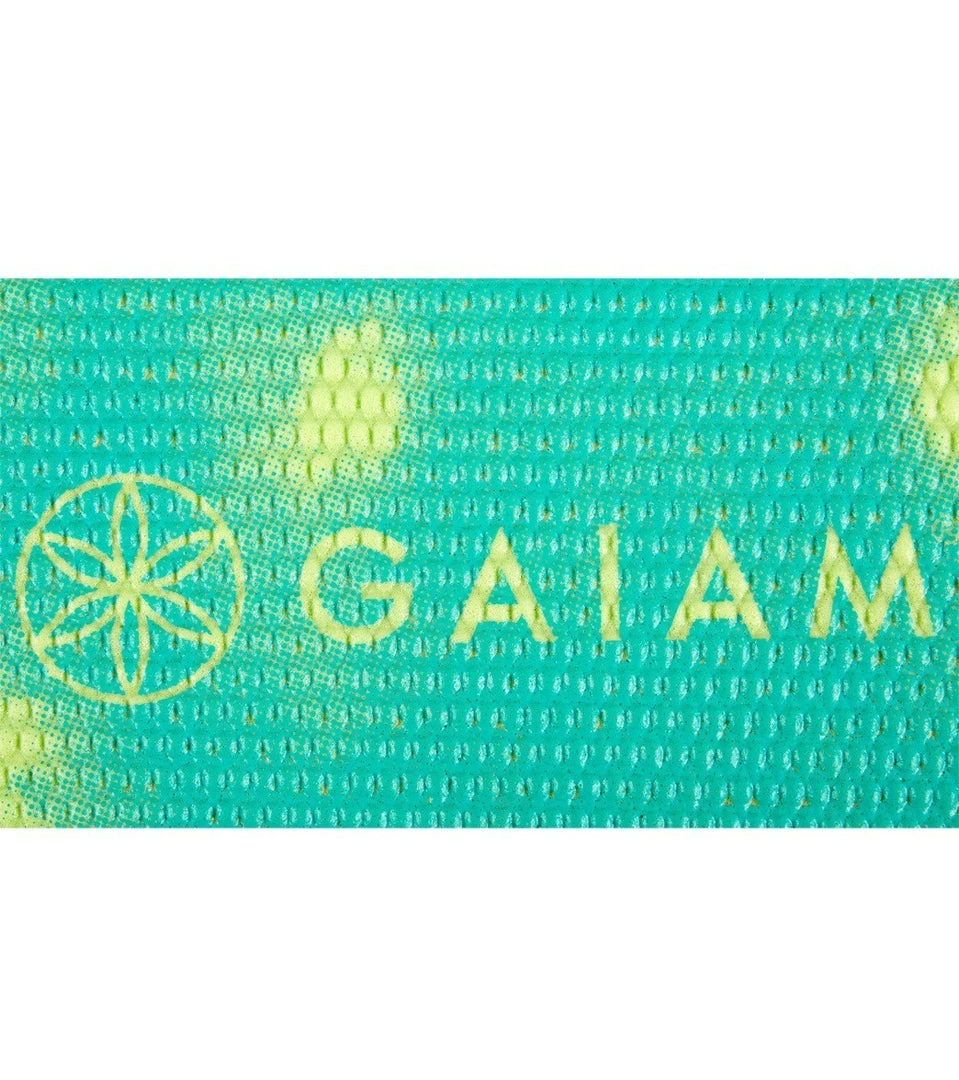 Gaiam Reversible Turquoise Lotus Printed Yoga Mat 68" 6mm Extra Thick Turquoise Lotus 8 Gaiam Reversible Turquoise Lotus Printed Yoga Mat 68" 6mm Extra Thick Turquoise Lotus