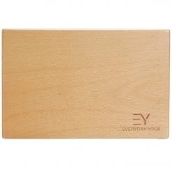 Everyday Yoga 4 Inch Wood Block Natural Wood YOGA MATS & PROPS