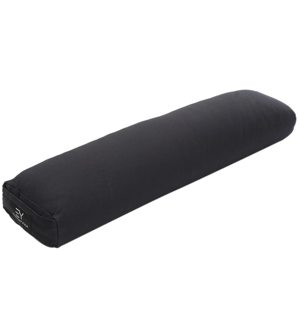 Everyday Yoga Cotton Pranayama Bolster Black YOGA MATS & PROPS 3 Everyday Yoga Cotton Pranayama Bolster Black YOGA MATS & PROPS