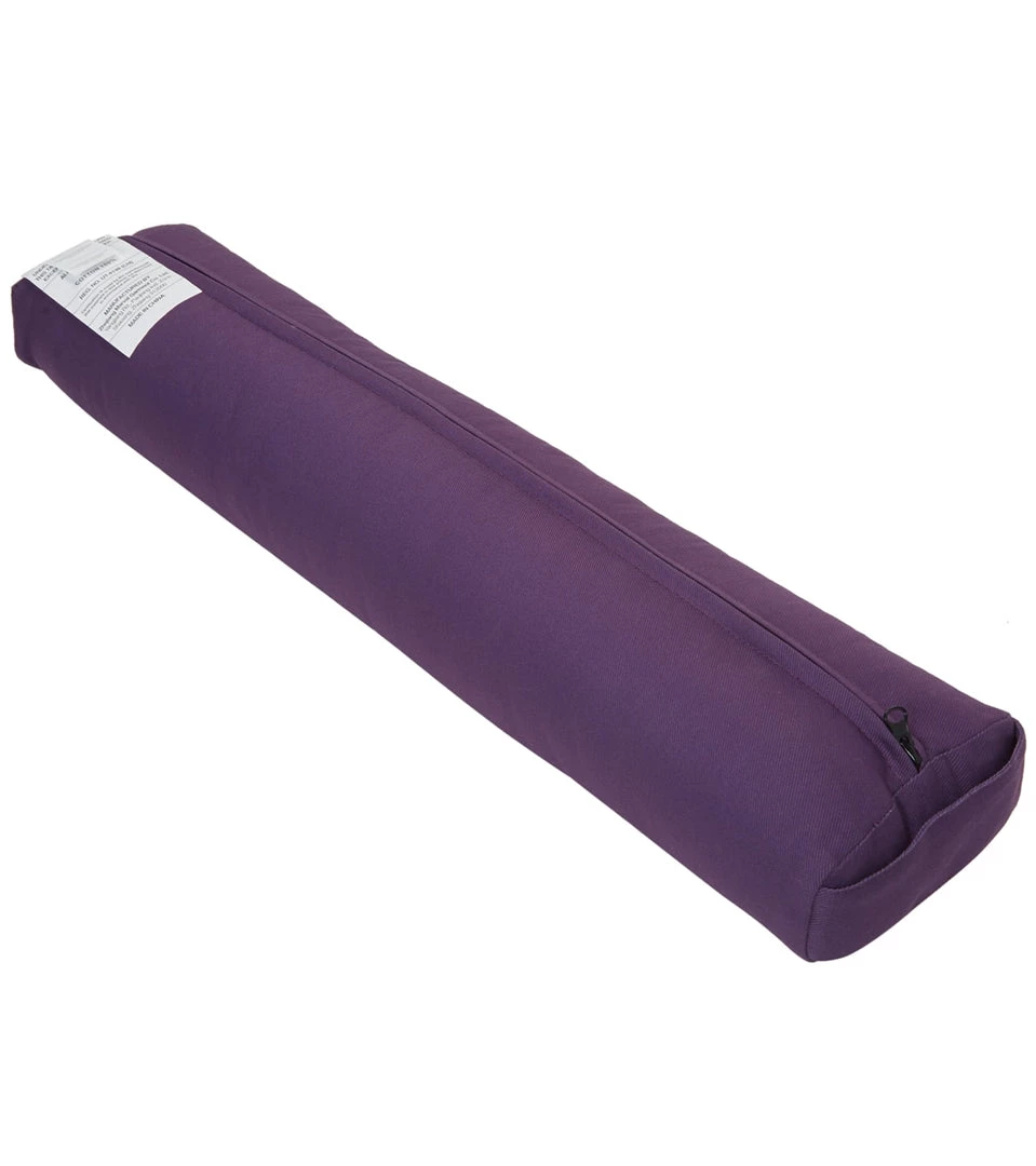 YOGA MATS & PROPS Everyday Yoga Cotton Pranayama Bolster Plum 4 YOGA MATS & PROPS Everyday Yoga Cotton Pranayama Bolster Plum