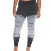 Hard Tail Plus Size Rolldown Layering Cotton Yoga Leggings Black/Grey Tie Dye 2 Hard Tail Plus Size Rolldown Layering Cotton Yoga Leggings Black/Grey Tie Dye