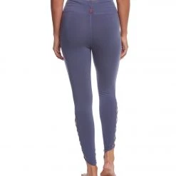 Hard Tail X Side Ankle Cotton Yoga Leggings Dusk