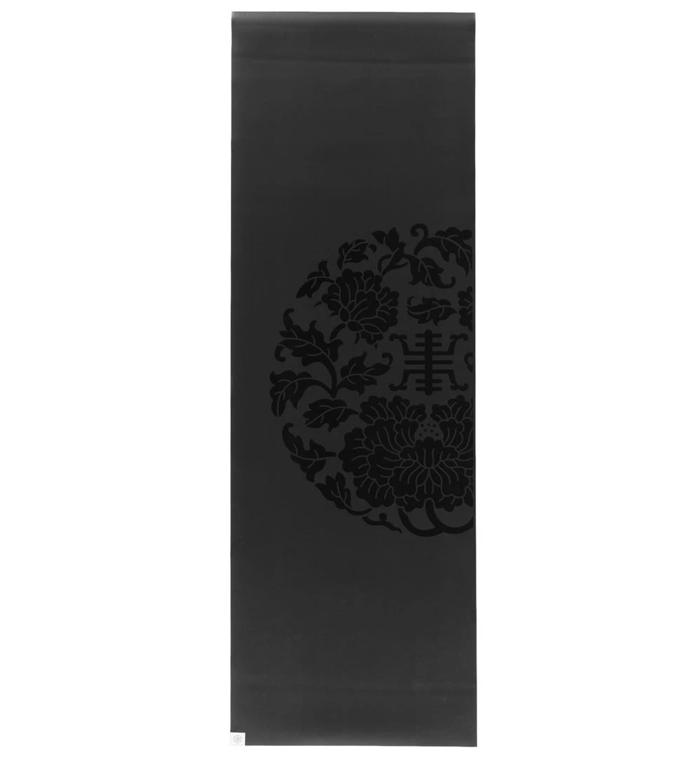 Gaiam Dry Grip Yoga Mat Long & Wide 78" 5mm Black 9 Gaiam Dry Grip Yoga Mat Long & Wide 78" 5mm Black