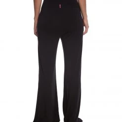 CLOTHING Hard Tail Flat Waist Yoga Lounge Pants Black 10 CLOTHING Hard Tail Flat Waist Yoga Lounge Pants Black