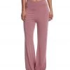 CLOTHING Hard Tail Flat Waist Yoga Lounge Pants Dusty Rose 1 CLOTHING Hard Tail Flat Waist Yoga Lounge Pants Dusty Rose