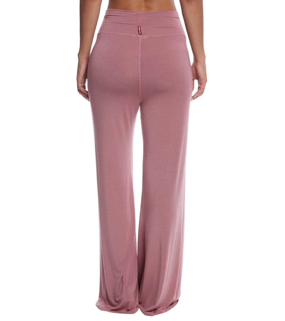 CLOTHING Hard Tail Flat Waist Yoga Lounge Pants Dusty Rose 5 CLOTHING Hard Tail Flat Waist Yoga Lounge Pants Dusty Rose