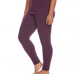 Hard Tail Plus Size Contour Rolldown Cotton Yoga Leggings Concord CLOTHING