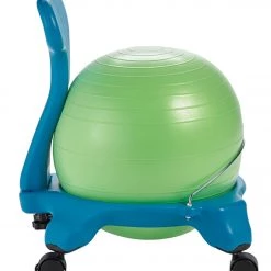Gaiam Kid's Yoga Balance Ball Chair Teal/Lime