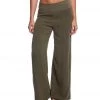 Hard Tail Flat Waist Cotton Yoga Pants Olive