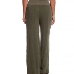 Hard Tail Flat Waist Cotton Yoga Pants Olive 10 Hard Tail Flat Waist Cotton Yoga Pants Olive