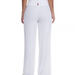 CLOTHING Hard Tail Flat Waist Cotton Yoga Pants White 10 CLOTHING Hard Tail Flat Waist Cotton Yoga Pants White