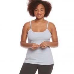 Hard Tail Plus Size Support Yoga Tank Top Dove