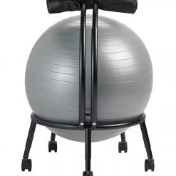 Gaiam Custom Fit Balance Yoga Ball Chair Grey