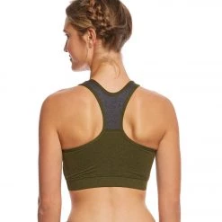 Onzie High Neck Yoga Sports Bra Moss Combo CLOTHING
