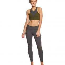 Onzie High Neck Yoga Sports Bra Moss Combo CLOTHING