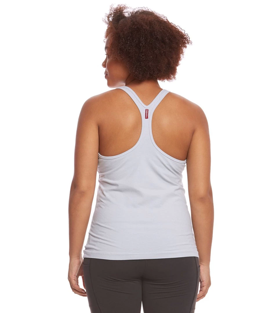 Hard Tail Plus Size U Scoop Yoga Tank Top Dove 5 Hard Tail Plus Size U Scoop Yoga Tank Top Dove