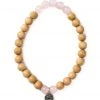 ACCESSORIES Mala Collective Manifesting Love Yoga Bracelet Rose Quartz