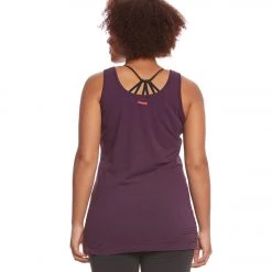 Hard Tail Plus Size Long Skinny Yoga Tank Top Concord