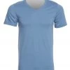 Bella + Canvas Men's Jersey Short Sleeve V-neck Tee Steel Blue CLOTHING