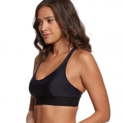 Onzie Y Back Yoga Sports Bra Black