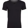 Bella + Canvas Men's Jersey Short Sleeve V-neck Tee Black CLOTHING