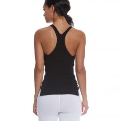 CLOTHING Hard Tail X Side Yoga Tank Top Black