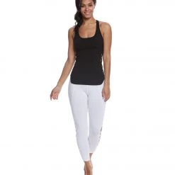 CLOTHING Hard Tail X Side Yoga Tank Top Black