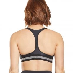 Onzie Y Back Yoga Sports Bra Black/Silver