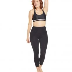 Onzie Y Back Yoga Sports Bra Black/Silver