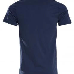 Bella + Canvas Men's Jersey Short Sleeve V-neck Tee Navy CLOTHING