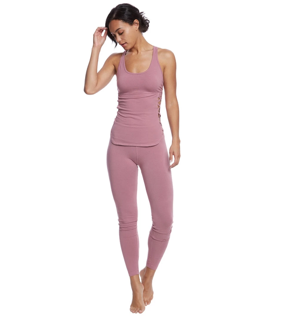 Hard Tail X Side Yoga Tank Top Dusty Rose 6 Hard Tail X Side Yoga Tank Top Dusty Rose