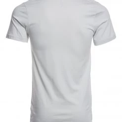 Bella + Canvas Men's Jersey Short Sleeve V-neck Tee Silver CLOTHING