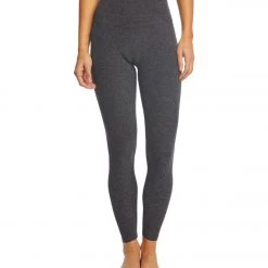 Women Beyond Yoga Spacedye High Waisted Caught In The Midi 7/8 Yoga Leggings Black/Charcoal