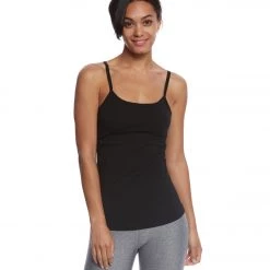 Hard Tail Long Yoga Sport Bra Tank Black