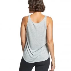 CLOTHING Bella + Canvas Flowy Side Slit Workout Tank Top Athletic Heather