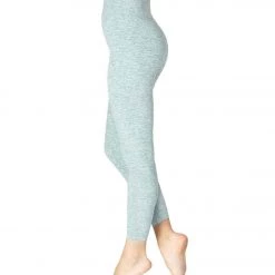 Beyond Yoga Spacedye High Waisted Caught In The Midi 7/8 Yoga Leggings True Teal/White