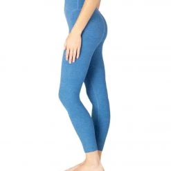 Women Beyond Yoga Spacedye High Waisted Caught In The Midi 7/8 Yoga Leggings Victory Blue/Blue Suede