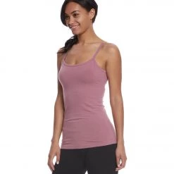 CLOTHING Hard Tail Long Yoga Sport Bra Tank Dusty Rose