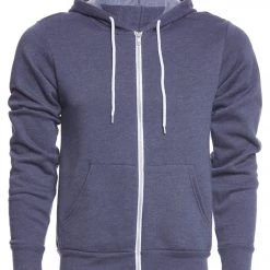 Bella + Canvas Men's Sponge Fleece Full Zip Hoodie CLOTHING