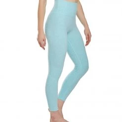 Women Beyond Yoga Spacedye High Waisted Caught In The Midi 7/8 Yoga Leggings Island Topaz White